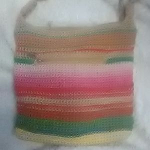 Bright multicolored Knit crossbody from The Sak